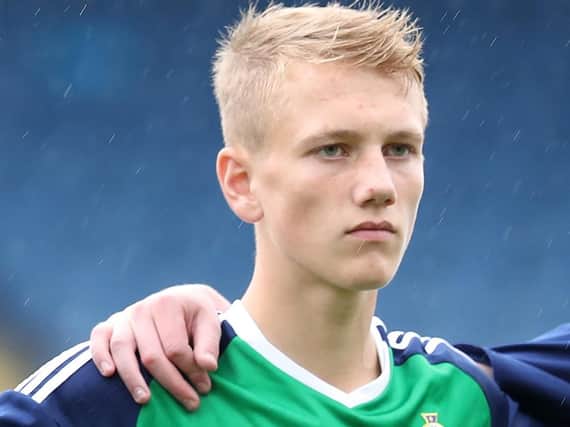 Rising star: Manchester United and Northern Ireland's Ethan Galbraith
