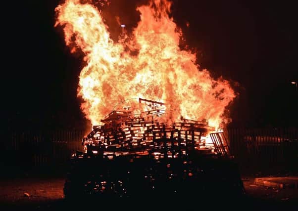 Bonfires are a contentious issue in many areas of Northern Ireland. (Archive pic by Pacemaker Press)