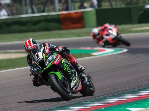 Jonathan Rea made it 59 career World Superbike wins at Imola in Italy on Sunday.