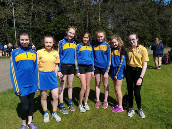 Some of the athletes who represented Loreto College at the annual NEBSSA Championships.