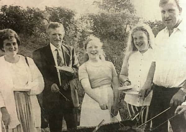 The South Down Unionist Association held a barbecue in the grounds of Tanvally Orange Hall in 1995.