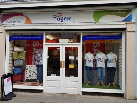 The Age NI shop in Carrick.