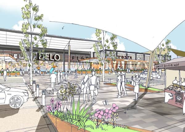 INTU's plans for Sprucefield Park include the creation of a new retail terrace consisting of 13 new stores and five new catering outlets.