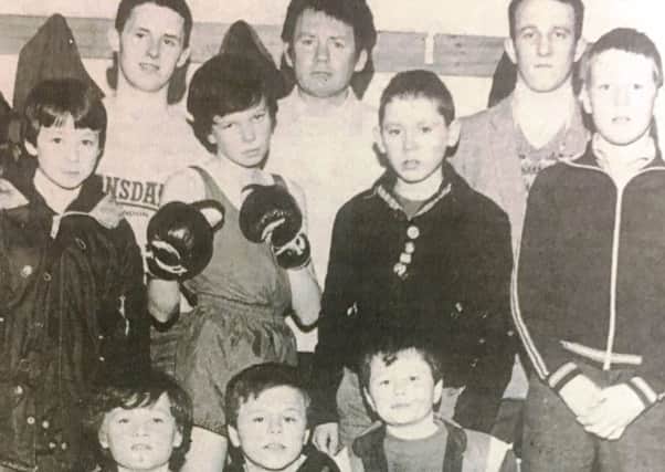 Members of Tullygally Youth Club boxing squad who took part in the County Armagh junior finals in 1981.