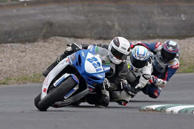Eunan McGlinchey in action in the Supersport class at the Dunlop Masters at Mondello Park.