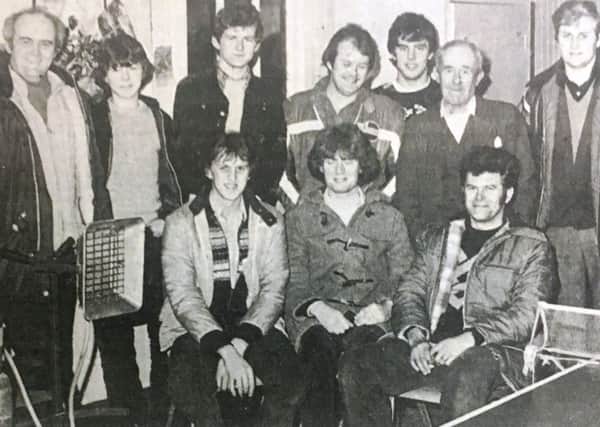 Members of Lisburn and District Motorcycle Club pictured in 1080.
