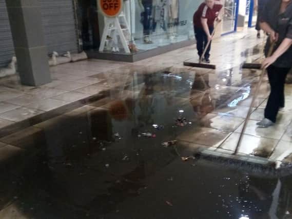Clean up underway at Meadowlane shopping centre