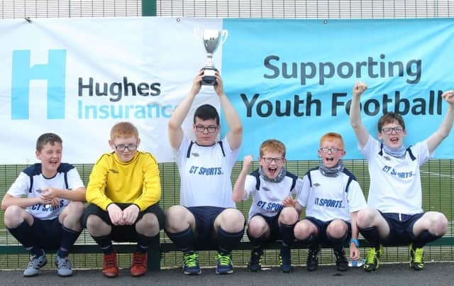 Pictured at the tournament are Sandleford Special School from Coleraine who won the U15 tournament beating St Gerard's Belfast in the final.