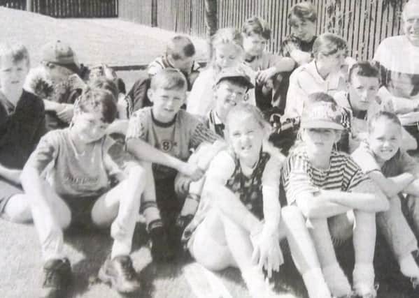 Children from the Maryville estate enjoying a day out in Newcatle in 1995.