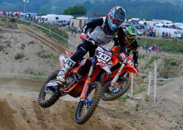 Glenn McCormick went well at the MRA Ulster Motocross Championship at Claudy
