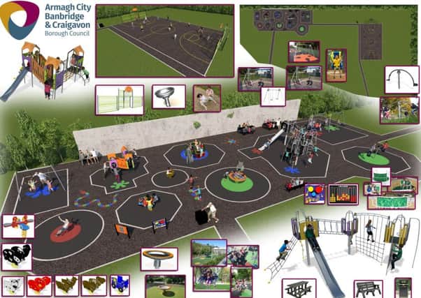 Plans for Magheralin Play Park.