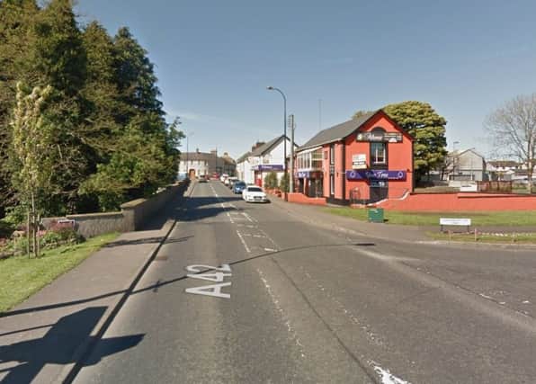 Main Street in Ahoghill where Choice Housing plan to build 16 units.  Picture: Google