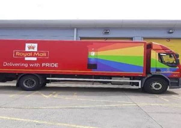 Royal Mail's Northern Ireland 'pride truck'