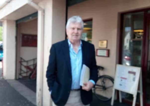 James Armour outside Maghera Historical Society's Heritage Centre in Maghera