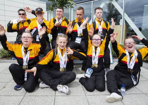 Members of the Team Ulster gymnastics team which competed in Dublin at the Special Olympics Ireland Games