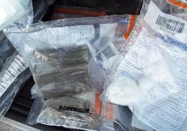 The drugs uncovered in the Corcrain area. PSNI image.
