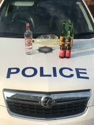 Police seized a quantity of alcohol in Carrick (file image).