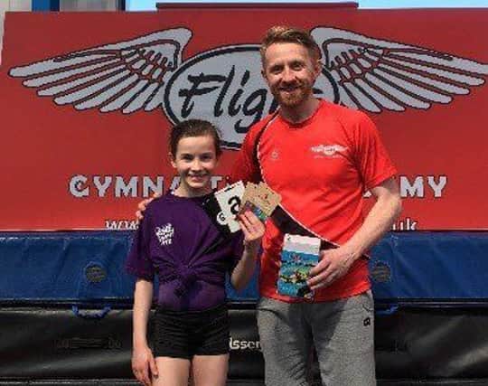 Gymnast Kadia Maklin, aged 13, from Larne in who has been announced as the winner of a talent contest by the charity Crimestoppers youth service, Fearless. (Submitted picture)