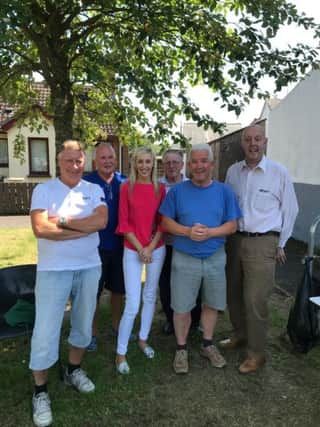 DUP MLA Carla Lockhart pictured with the organisers of the annual Seapatrick village community fete.