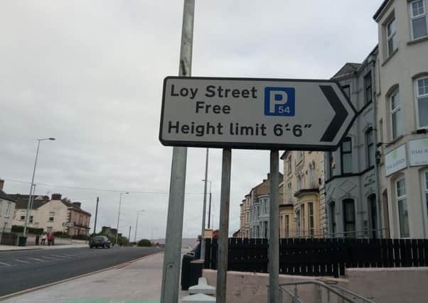 Loy Street car park in Cookstown where parking may remain free