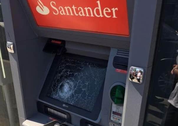 Cash machine smashed in Lurgan