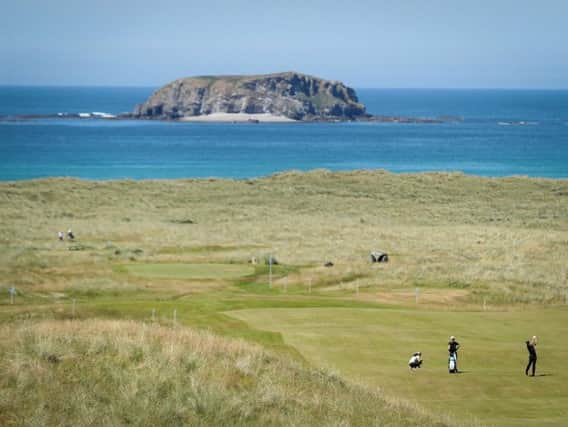 A general view of Ballyliffin Golf Club on Tuesday ahead of this week's Dubai Duty Free Irish Open Championship