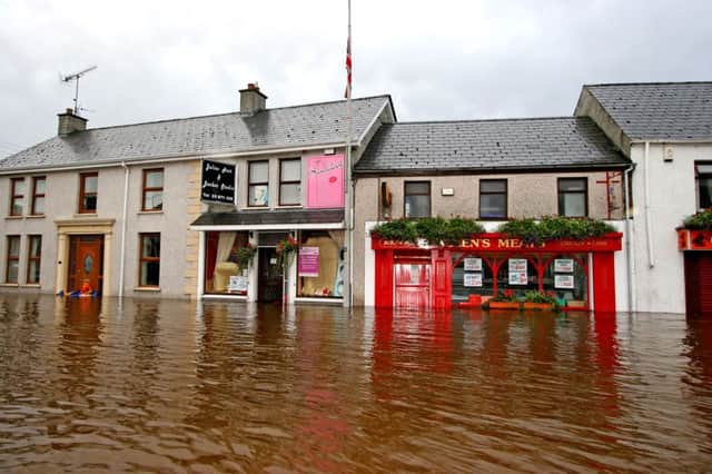 The flooded Diamond area in Ahoghill in 2008. Pic Kenny Allen.