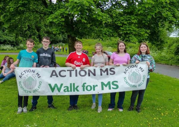 Limavady High School pupils took part in a Walk for MS at Roe Valley Park and raised a fantastic total of Â£2,454.20 in aid of Action MS.
