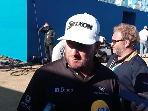 Graeme McDowell after his second round on the Irish Open