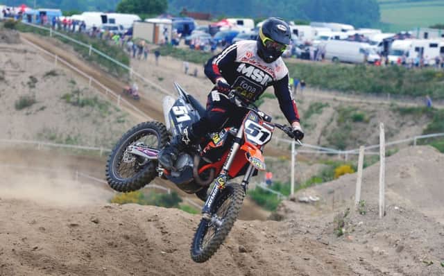 Jay McCrum may be the surprise  package at Seaforde in the MX1 class.