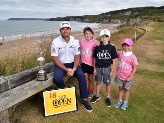 Graeme McDowell, Major Champion and Mastercard Global Ambassador, returned to Royal Portrush Golf Club to mark the going on sale of the first tickets to The 148th Open