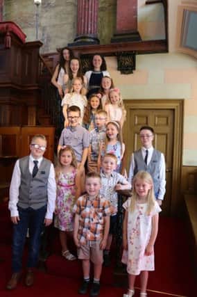 Members of the Sunday School of Banbridge Non-Subscribing Presbyterian Church who took part in the Childrens Day Service.