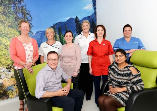 Some of the staff working in the Older Person Assessment Unit in Craigavon Area Hospital.
