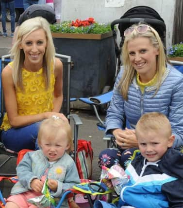Carla Lockhart MLA with her sister Leanne and children Hollie-May and Jamie.