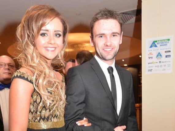 William Dunlop with his partner, Janine Brolly.