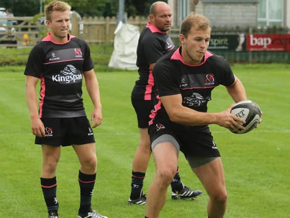 Ulster new boy, Will Addison during the open training session at Coleraine