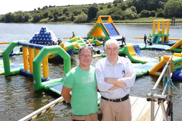 The Crannagh Activity Centre, Coleraine, in conjunction with The Edge Watersports, has announced a Â£25k investment that has increased the existing waterpark by 40% to over 2,500 square meters.