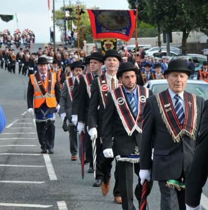 Cookstown Royal Black Preceptory on the march