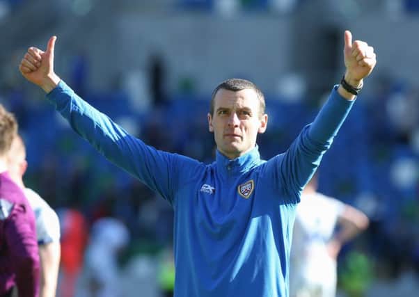Coleraine manager Oran Kearney. Pic by Pacemaker.