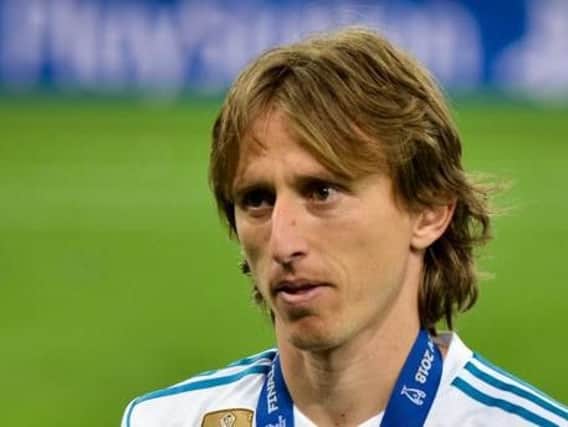 Real Madrid's Luka Modric