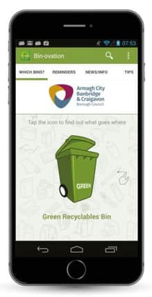Why not download the free Bin-ovation app.