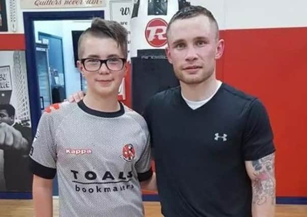 Carl Frampton has been a regular visitor to the club.