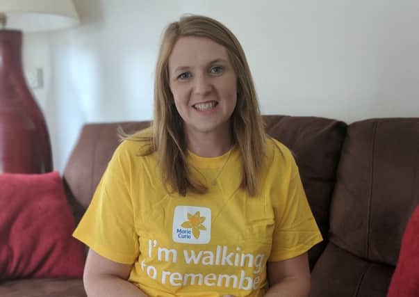 Ashleigh Connor, from Maze, Lisburn has signed up to take part in the Twilight Walk for Marie Curie