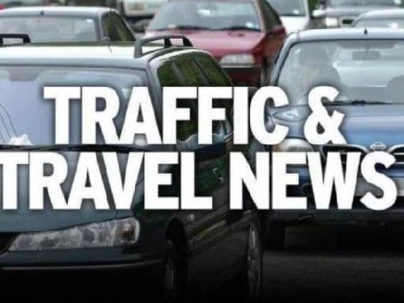 Traffic tailbacks in Cookstown
