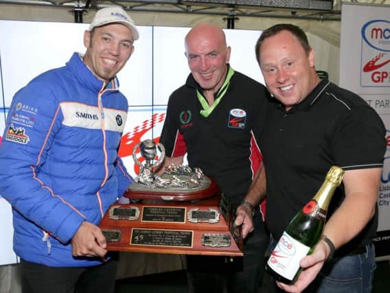 Peter Hickman was named the 'Man of the Meeting' for the second successive year at the Ulster Grand Prix.