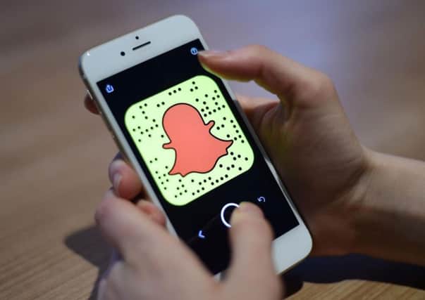 The boy was approached on the Snapchat app