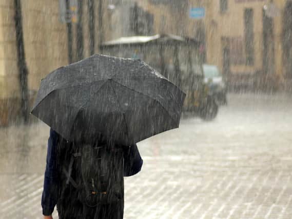 Heavy rain is forecast for Northern Ireland this weekend.