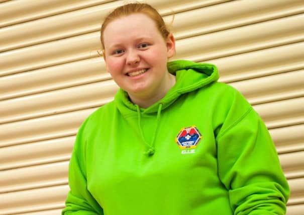 Ellie Hughes, who is taking part in the 24th World Scout Jamboree which is being held in West Virginia, USA next year.