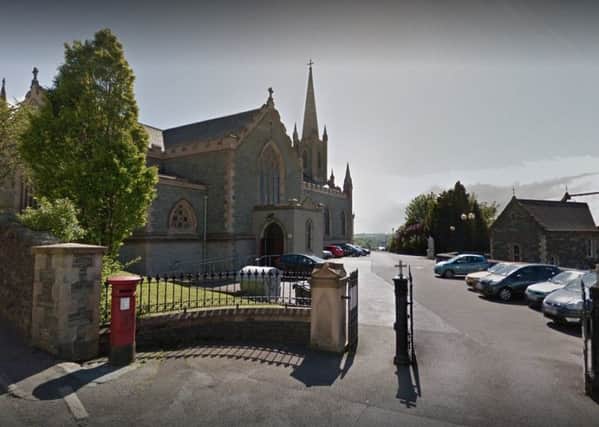St Columb's Church on the Chapel Road in Londonderry's Waterside. Image from Google StreetView