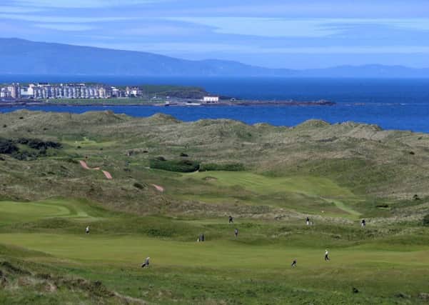 A general view of The Royal Portrush Course, Portrush.